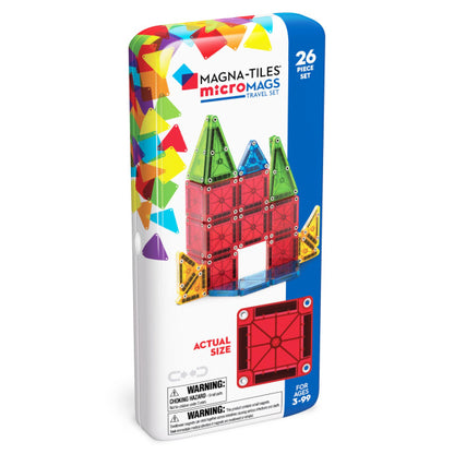 MAGNA-TILES® microMAGS Travel Set 26pzas