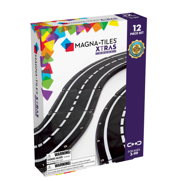MAGNA-TILES® Carreteras extras 12 pzas - Pingaló Store